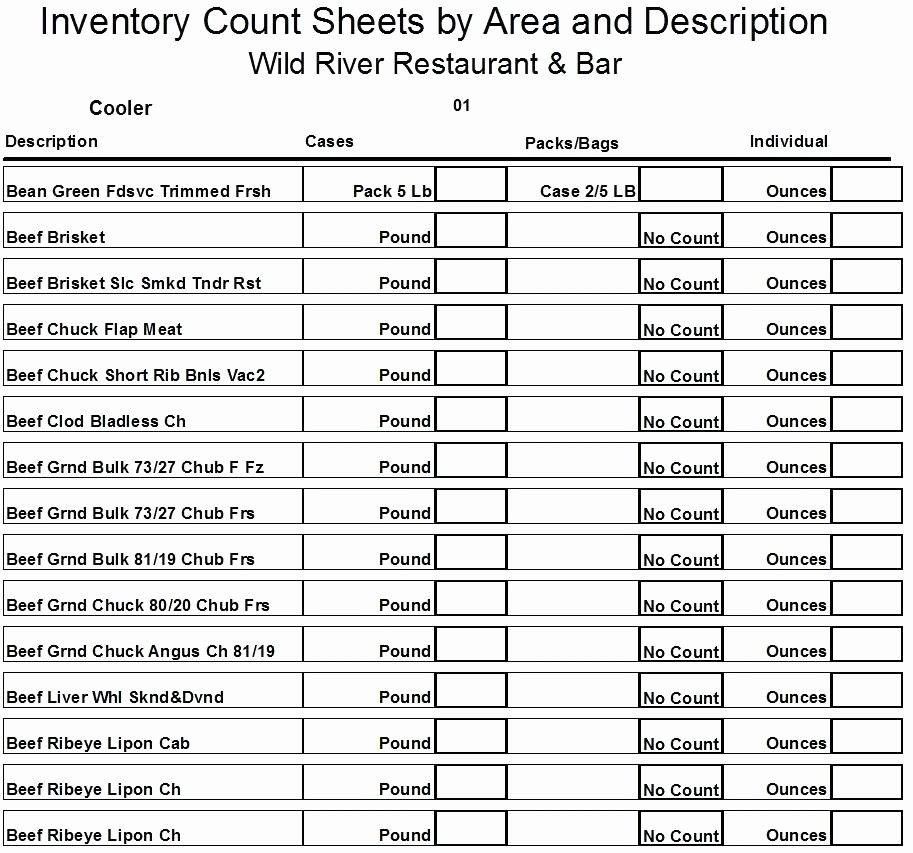 Physical Inventory Count Sheet Templates Inspirational Physical Counting Inventory Count Template Control with