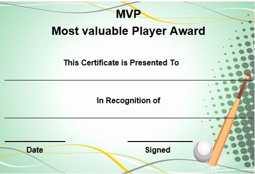 Player Of the Game Certificates Awesome 20 attention Grabbing Free Printable Baseball