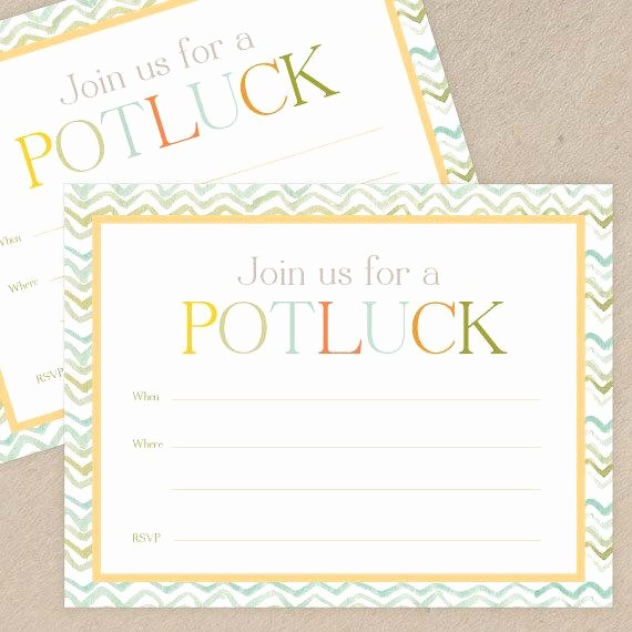 Potluck Invitation Template Free Printable Inspirational Printable Potluck Invitations
