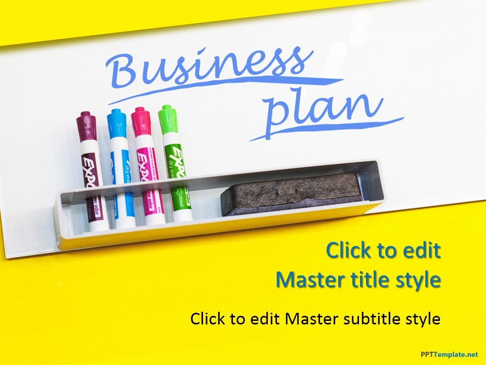 Ppt Template for Business Presentation New Free Business Plan Yellow Ppt Template