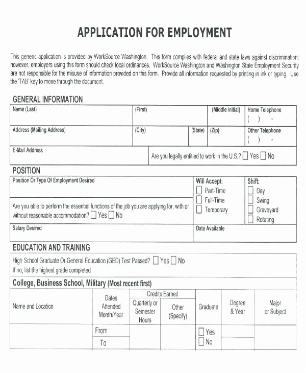 Pre Employment Physical form Template Beautiful Pre Employment Physical form Template Employee Reference