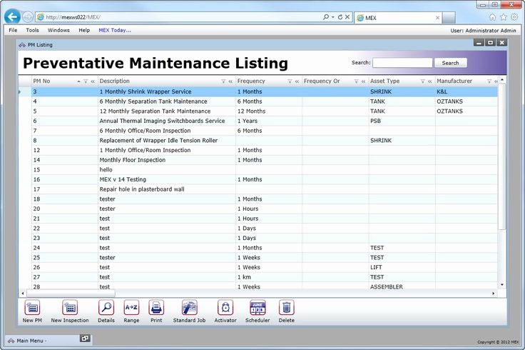 Preventive Maintenance Schedule Template Excel Fresh Vehicle Preventive Maintenance Template Excel