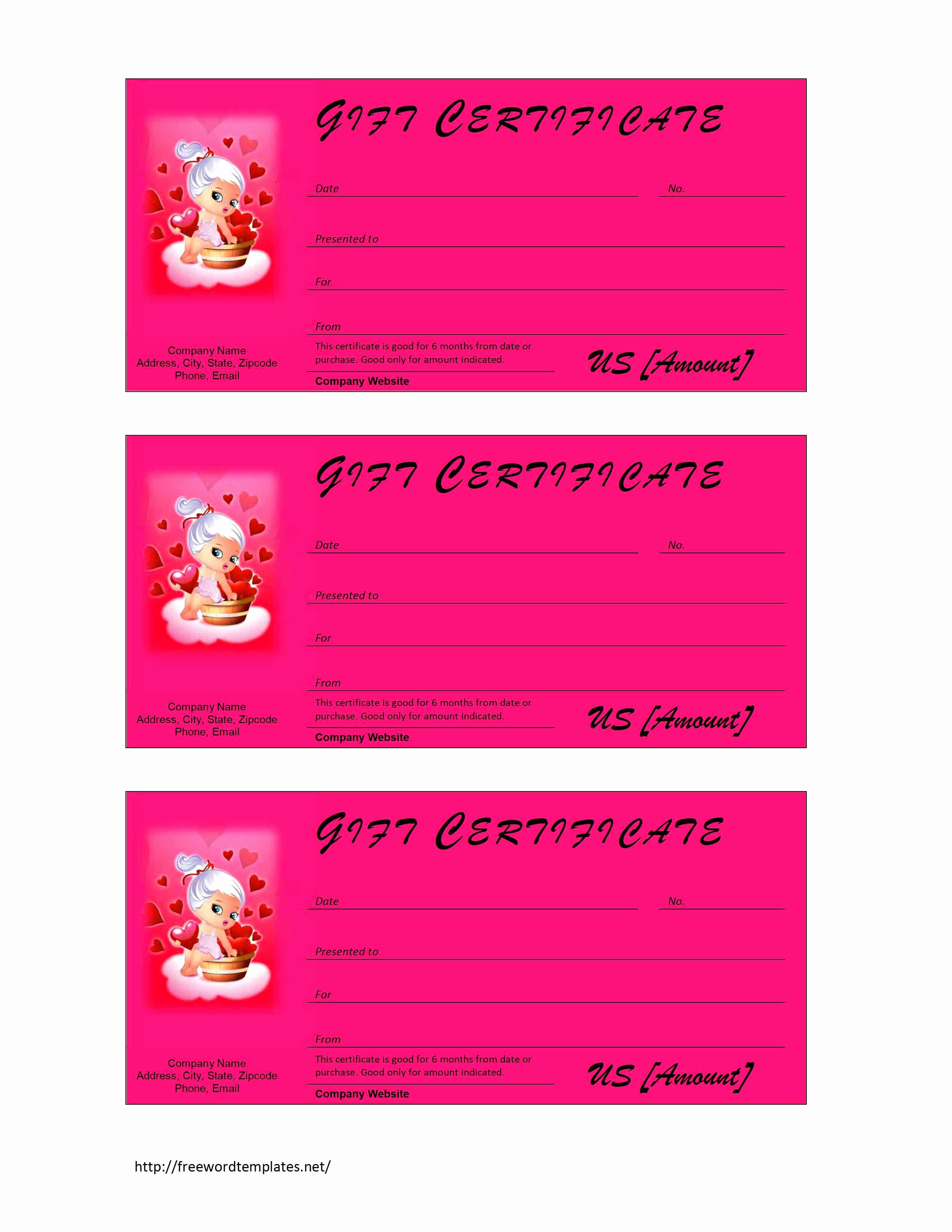 Print Gift Certificates Free Templates Inspirational Free Printable Gift Certificate Templates Line