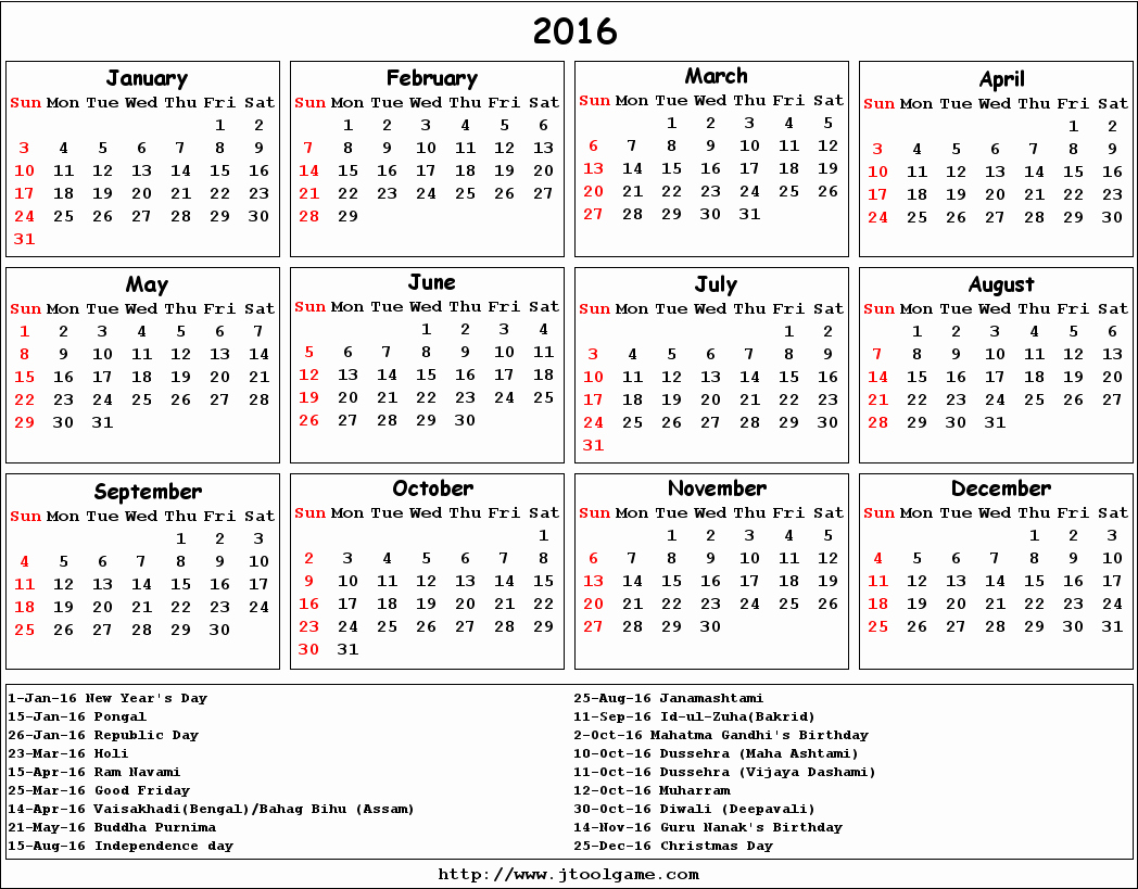 Printable 2016 Calendars with Holidays Inspirational September 2016 Calendar with Holidays Printable – 2017
