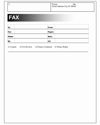 Printable Basic Fax Cover Sheet Best Of Basic 1 Fax Cover Sheet at Freefaxcoversheets