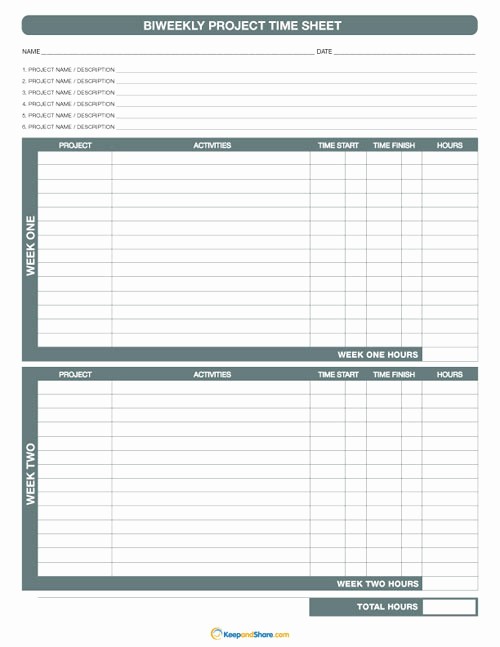 Printable Bi Weekly Time Sheets Unique Free Printable Bi Weekly Bud Sheet Bud 101 Free