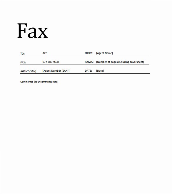 Printable Blank Fax Cover Sheet Inspirational Fax