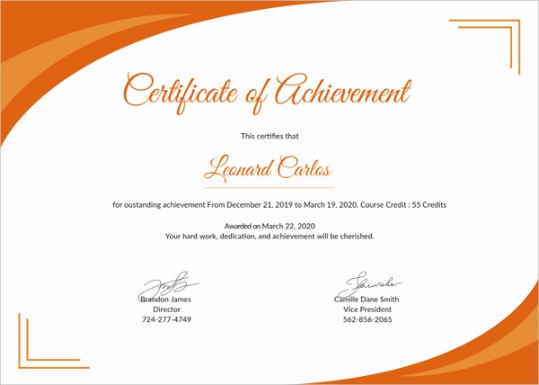 Printable Certificate Of Achievement Template Awesome Printable Certificate Template 35 Adobe Illustrator