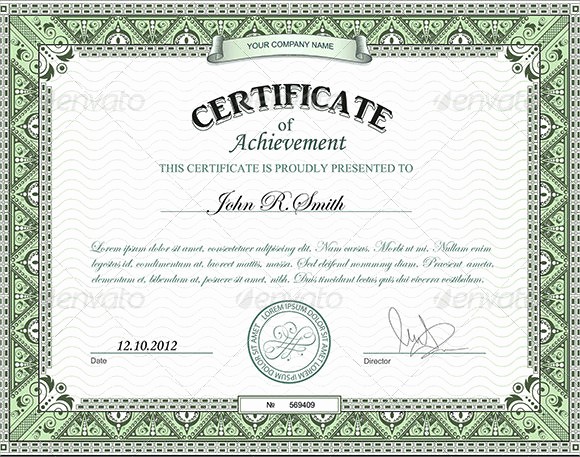 Printable Certificate Of Achievement Template Unique 9 Certificate Of Achievement Templates