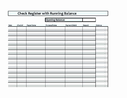 Printable Check Register Full Page Fresh Checkbook Register Printable Check Full Page Pages