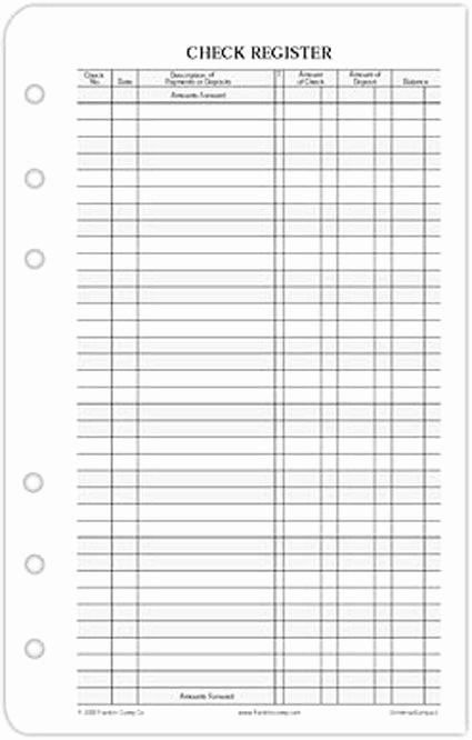Printable Check Register Full Page Lovely 25 Best Ideas About Checkbook Register On Pinterest