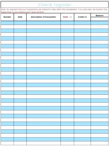 Printable Check Register Full Page Luxury Checkbook Register Printable Check Full Page Pages