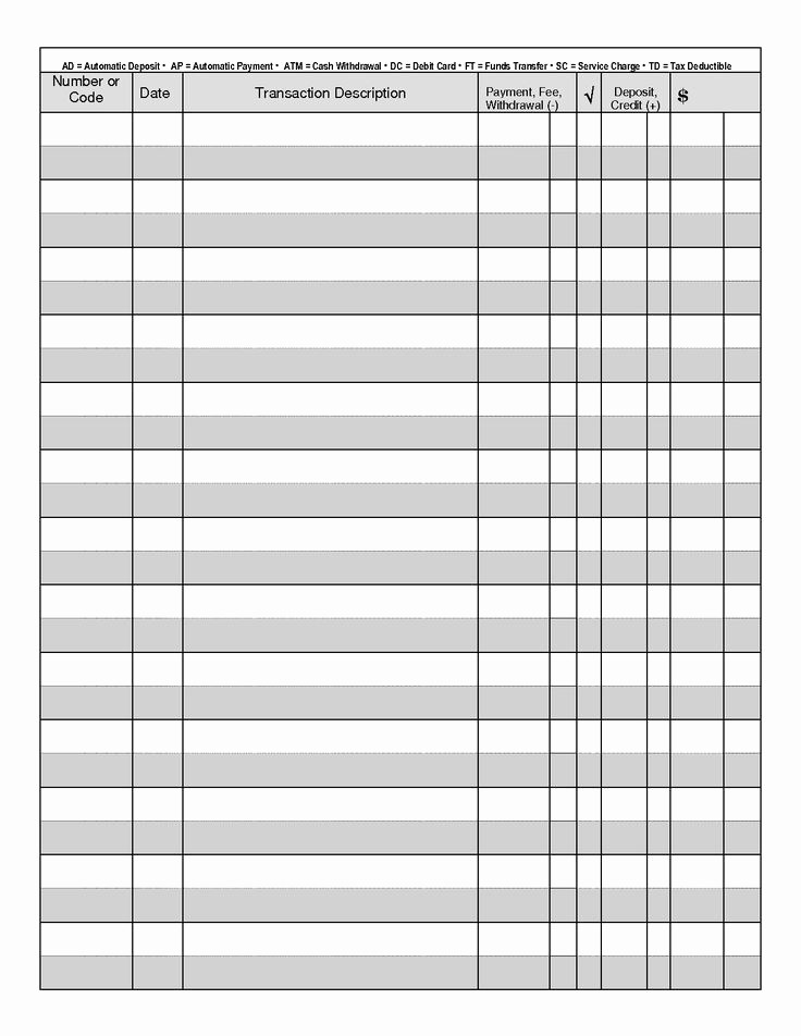 Printable Checking Account Balance Sheet Beautiful Best 25 Checkbook Register Ideas On Pinterest