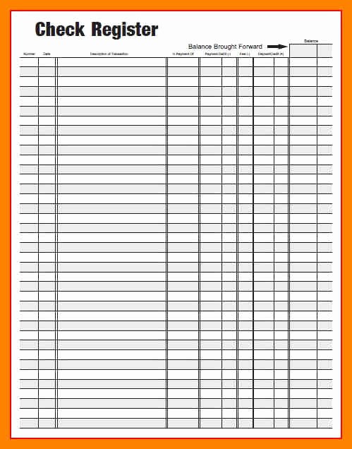 Printable Checking Account Balance Sheet Lovely 8 Free Printable Checkbook Balance Sheet