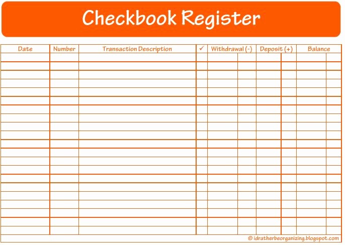Printable Checking Account Balance Sheet New Best 25 Checkbook Register Ideas On Pinterest