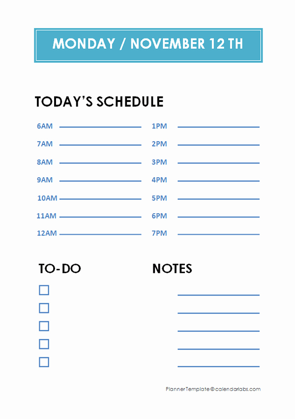 Printable Daily Calendar by Hour Beautiful Daily Hourly Planner Template Free Printable Templates