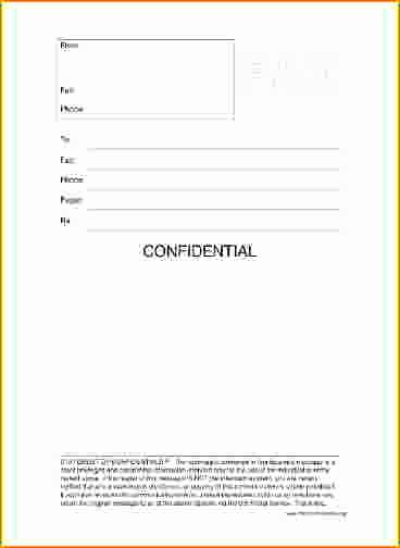Printable Fax Cover Sheet Confidential Beautiful 7 Confidential Fax Cover Sheet