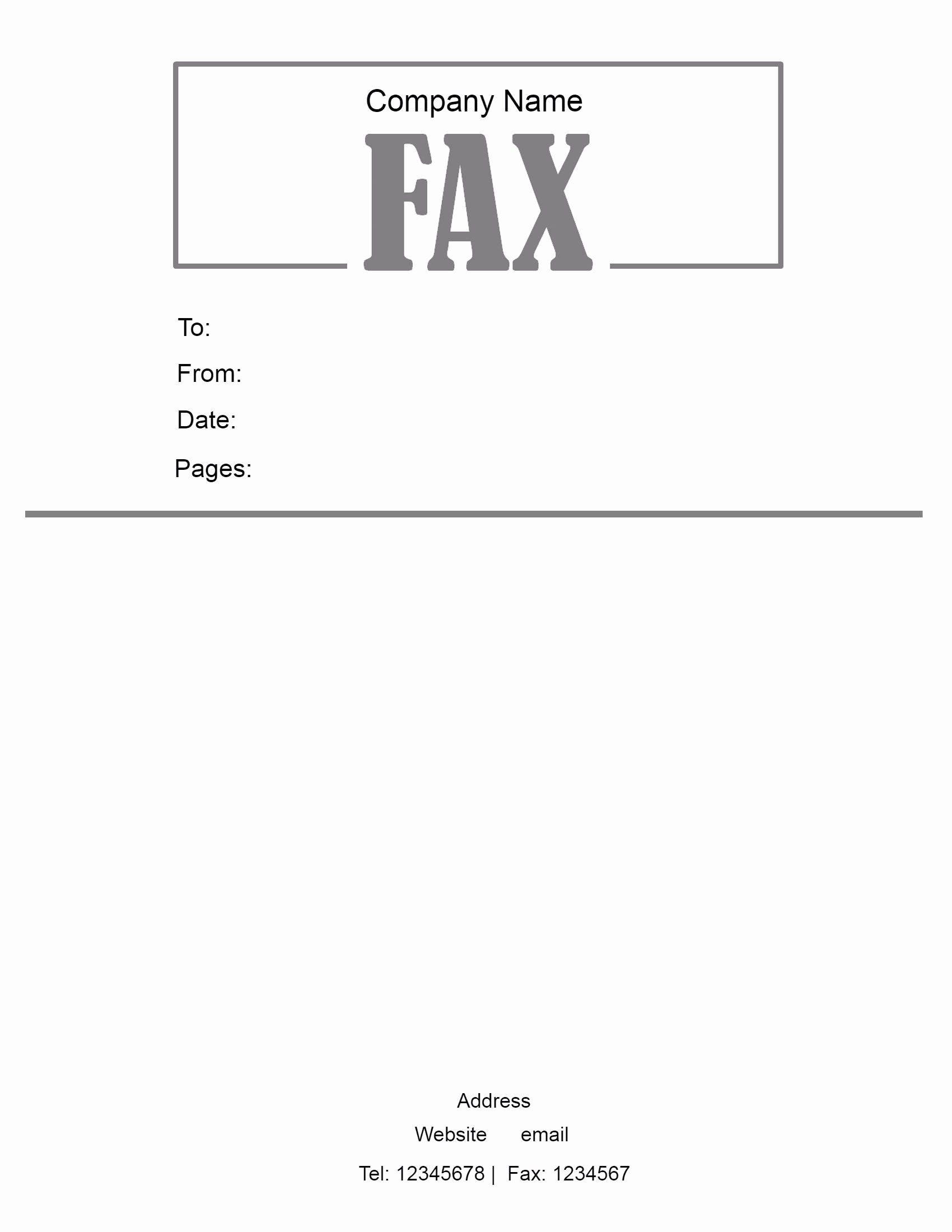 Printable Fax Cover Sheets Pdf Elegant Free Fax Cover Letter Template