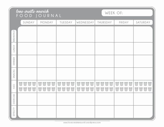 Printable Food and Exercise Journal Best Of Best 25 Food Journal Printable Ideas On Pinterest