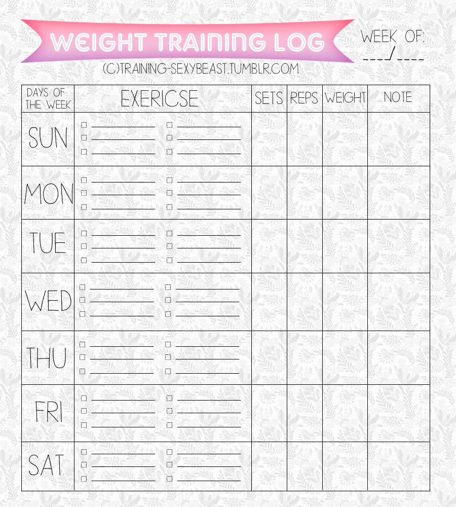 Printable Food and Exercise Journal Elegant Printables Food Journal Fitness Journal Training Beast •