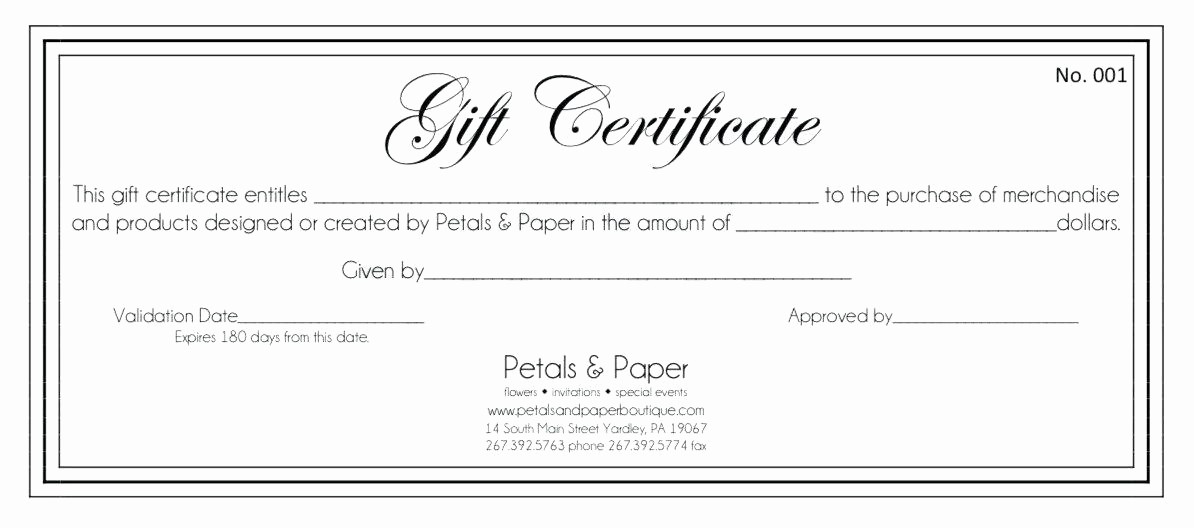 Printable Gift Certificates Online Free Awesome Holiday Gift Certificate Template Free Printable