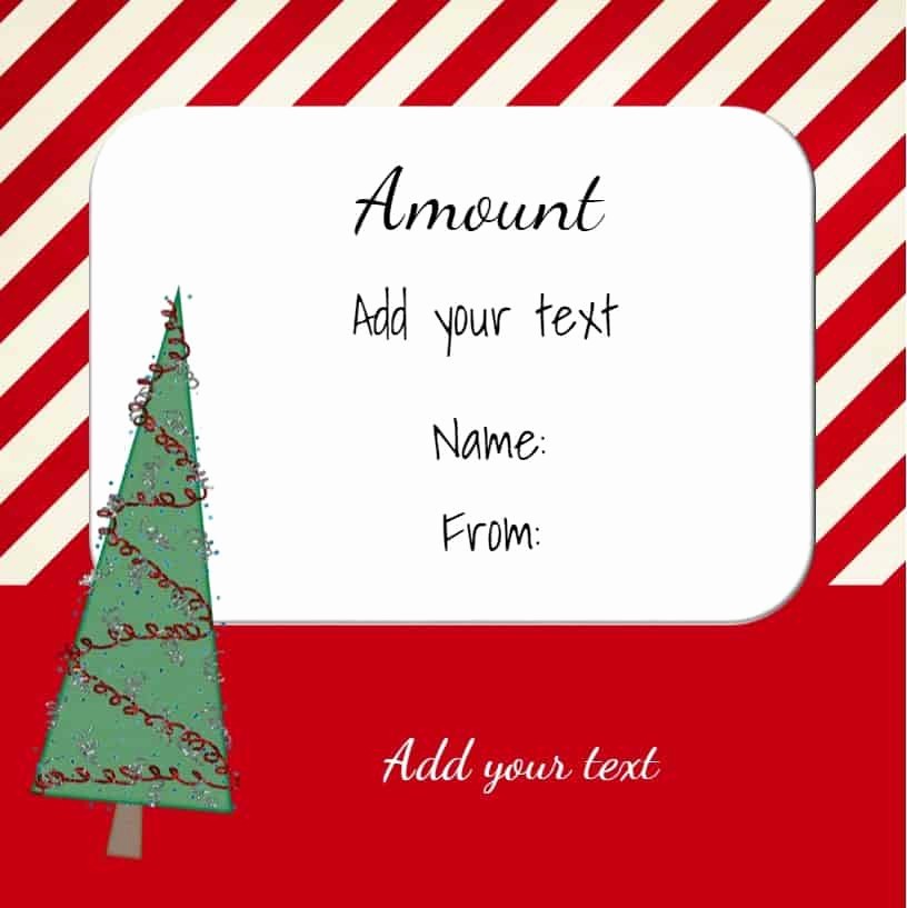 Printable Gift Certificates Online Free Fresh Free Christmas Gift Certificate Template