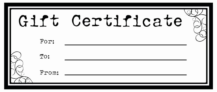 Printable Gift Certificates Online Free Luxury Google Docs Gift Certificate Template