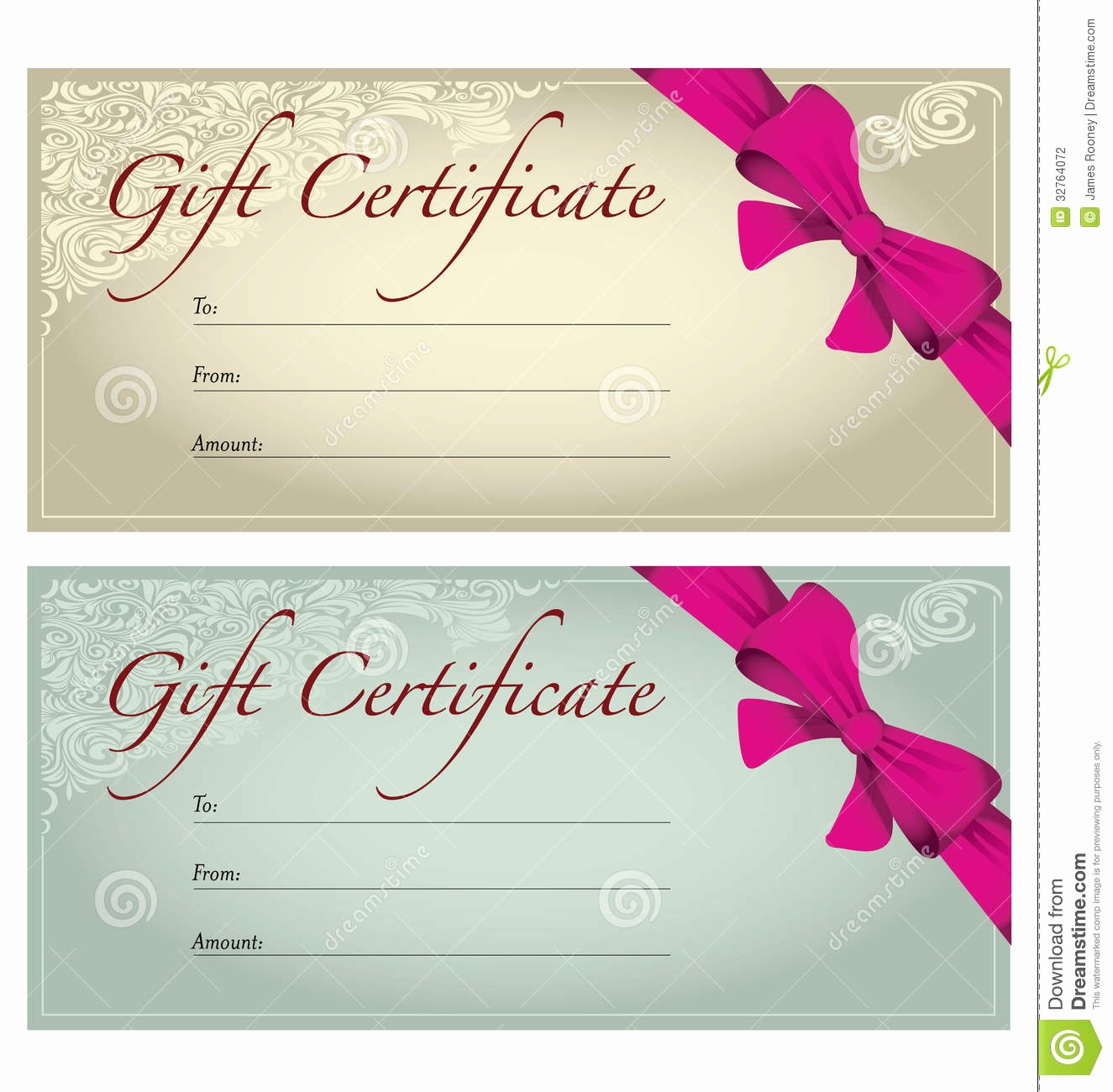 Printable Gift Coupon Templates Free Luxury Gift Certificate Template