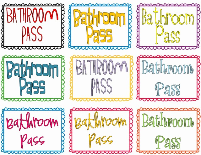 Printable Hall Passes for Students Lovely Hand Sanitizer Bathroom Passes Free Labels I Want to