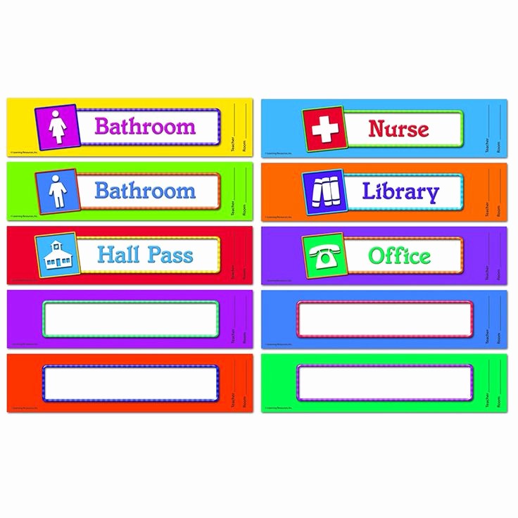 Printable Hall Passes for Students Unique Best 25 Hall Pass Ideas On Pinterest