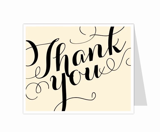 Printable Thank You Note Template New 12 Best Thank You Card Templates Images On Pinterest