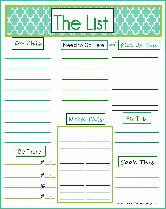 Printable Things to Do Lists Elegant Free Printable &quot;to Do&quot; List