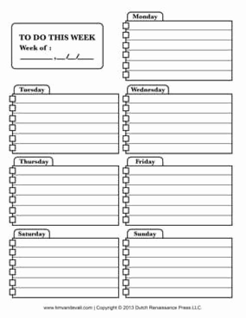 Printable to Do List Template New 7 Free to Do Task List Templates Excel Pdf formats