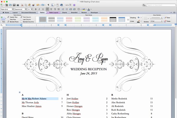 Printable Wedding Seating Chart Template Beautiful Free Printable Wedding Reception Templates