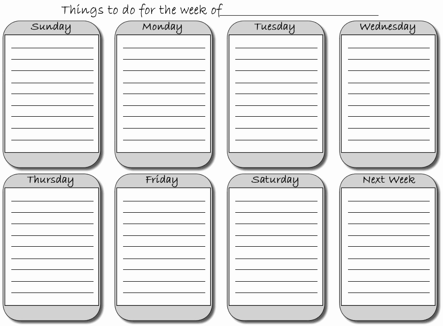 Printable Weekly Calendars with Times Beautiful 3 Free Printable Planners
