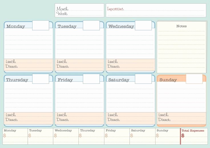 Printable Weekly Planner for Students Beautiful 7 Best Of Free Printable Weekly Student Calendars