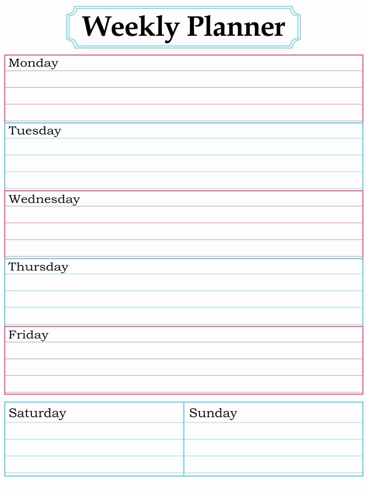 Printable Weekly Planner for Students Best Of Best 25 Homework Planner Printable Ideas On Pinterest
