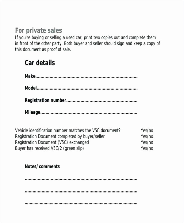 Private Party Car Sales Receipt Luxury Private Car Bill Sale Template Bill Sale Template