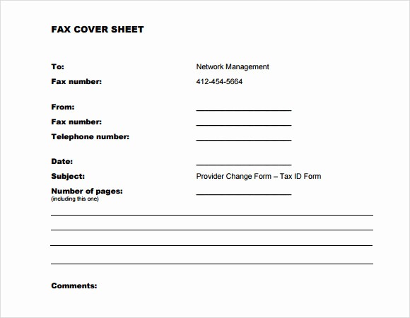Professional Fax Cover Sheet Pdf Fresh Sample Professional Fax Cover Sheet Template 7