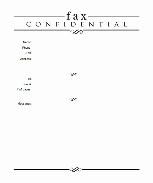 Professional Fax Cover Sheet Pdf Lovely 9 Professional Fax Cover Sheet Templates Free Sample