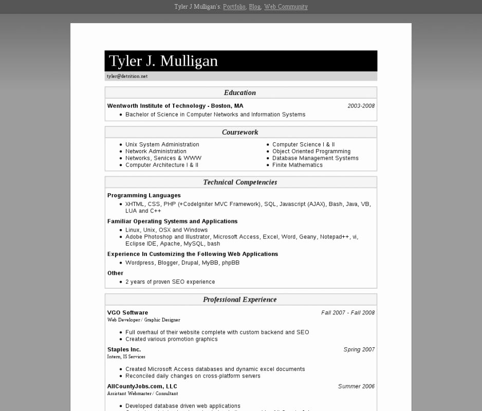 Professional Resume formats Free Download Fresh Professional Resume Template Free Download