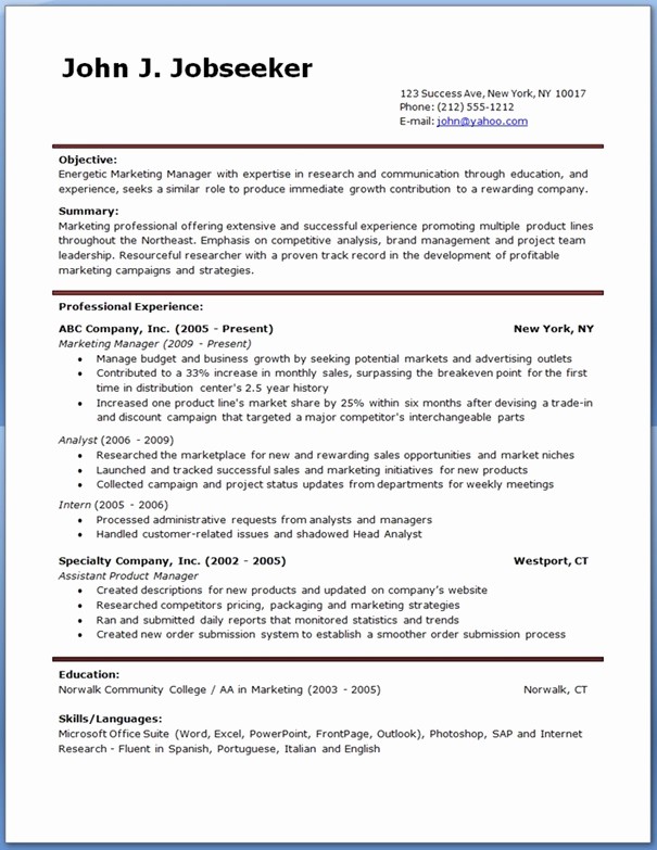 Professional Resume formats Free Download Luxury Free Professional Resume Templates Download