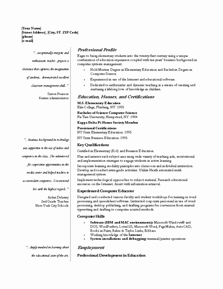Professional Resume formats Free Download New Professional Resume Template Free Download
