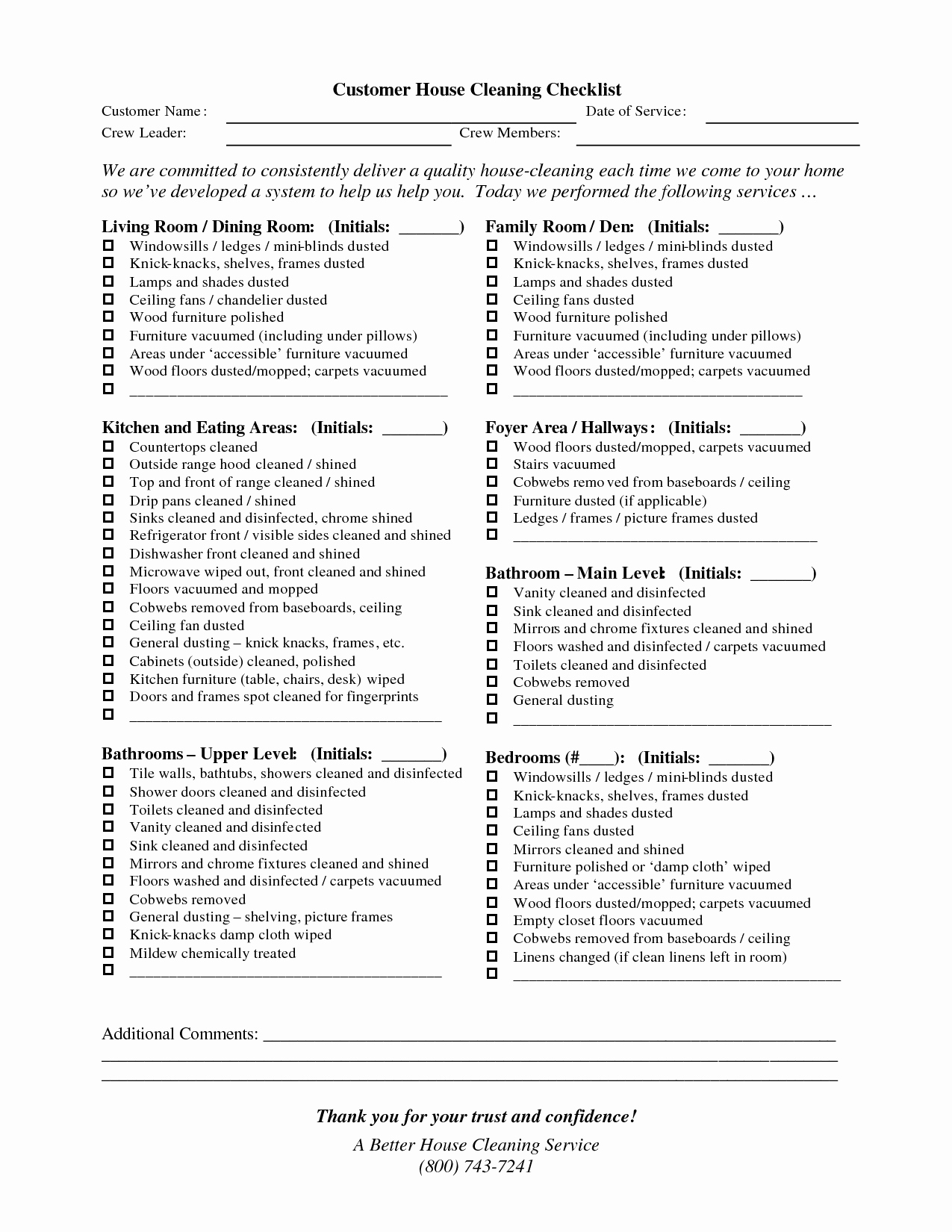 Professional to Do List Template Lovely Professional House Cleaning Checklist 2