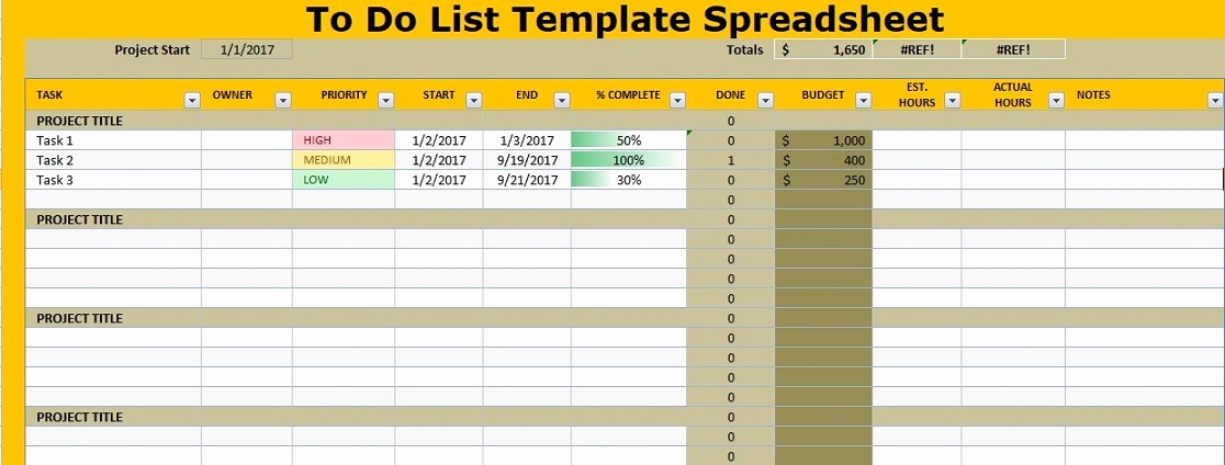 Professional to Do List Template Lovely to Do List Template Spreadsheet Excel