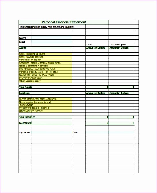 Profit &amp;amp; Loss Statement format Awesome 9 Excel Profit and Loss Template Exceltemplates