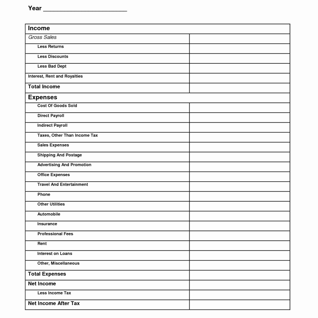 Profit &amp;amp; Loss Statement format Beautiful Free Monthly Profit and Loss Template Worksheet Statement