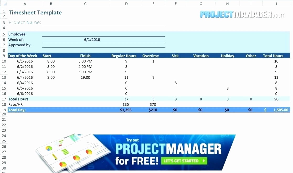 Project Management Time Tracking Excel Beautiful Time Tracker Excel Excel Task Tracker Time Management tool