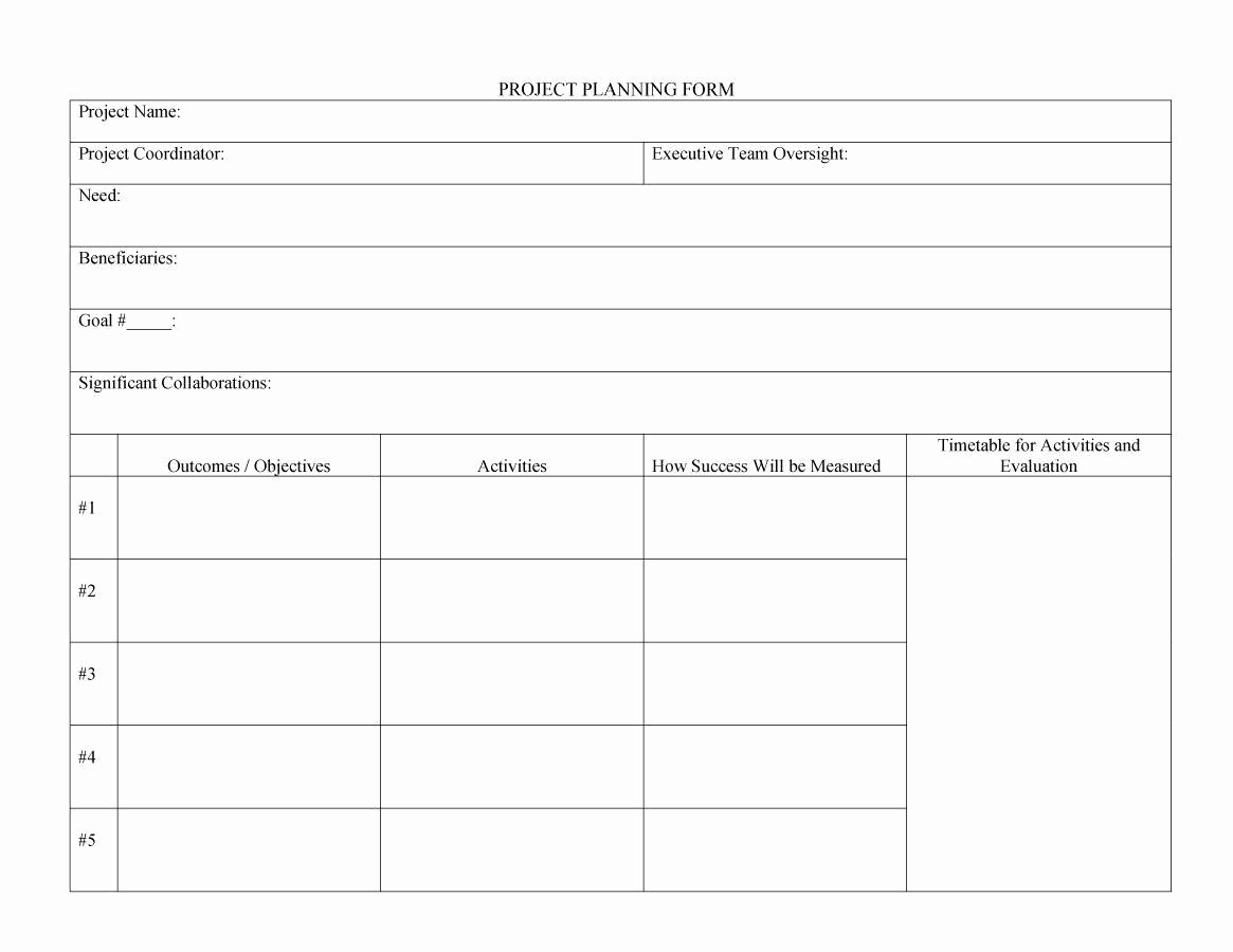 Project Planning Template for Students Awesome 48 Professional Project Plan Templates [excel Word Pdf
