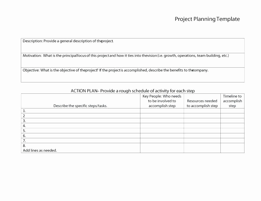 Project Planning Template for Students Lovely Project Timeline Template Word Doc Kids Blank